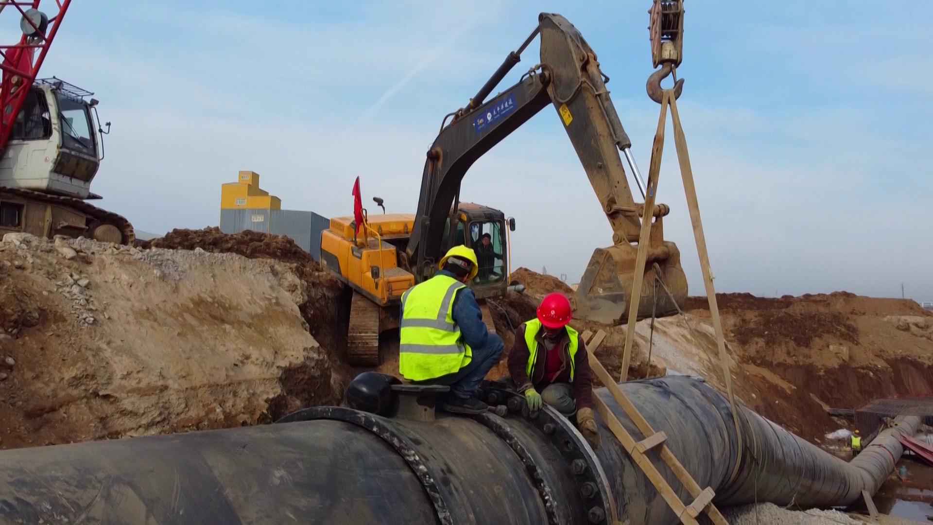 太原热浸涂塑钢管 阳曲县中社河河道综合治理工程：全力以赴保工期 为太忻一体化经济区建设作贡献