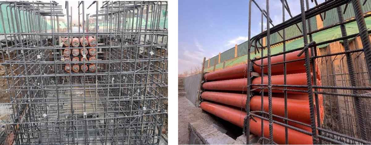 电力排管回填材料 电力排管施工工艺——混凝土包封的多层管道施工